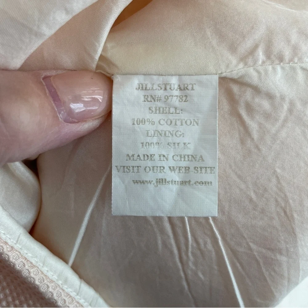 Jill Stuart Pink One Shoulder Cocktail Dress Size 4